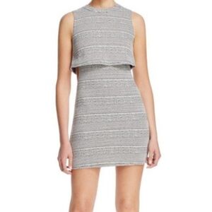 Eight Sixty Patterned Side Cutout Bodycon Dress